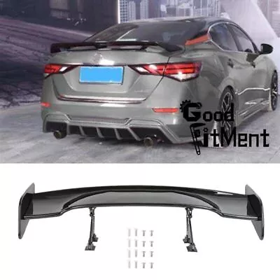 For Nissan Sentra Sedan 46  Adjustable Rear Trunk Spoiler Racing Wing GT Matte • $194.27