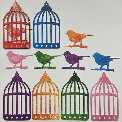 Vintage Bird Cage Card Topper Die Cuts - Assorted Styles Sets Of 6 • £2.30