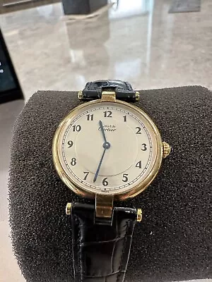 Cartier Vermeil Argent Gold Watch • $950