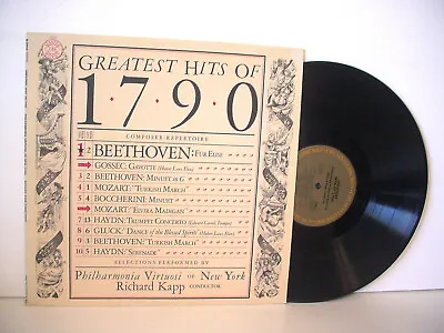 Greatest Hits Of 1790 Lp 1980 Cbs Masterworks M 37216 Beethoven Mozart Haydn • $5