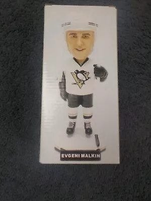 Rare Evgeni Malkin Nib Sga Bobblehead Pittsburgh Penguins White Jersey New  • $25.49