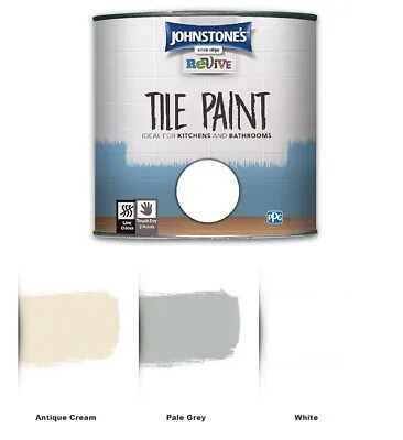 £19.26 • Buy Johnstones Revive Tile Paint For Kitchens & Bathrooms - All Colours - 750ml