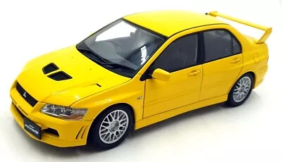 Autoart 1/18 Scale Diecast DC8224L - Mitsubishi Lancer Evolution VII - Yellow • $283.61