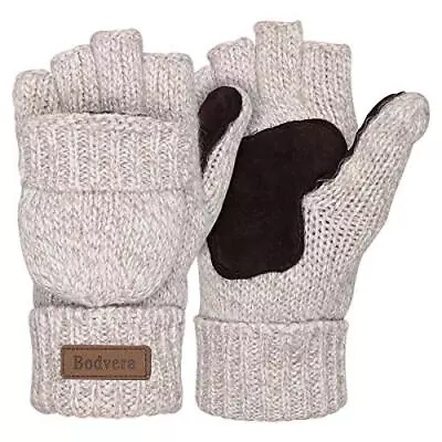 Thermal Insulation Fingerless Texting Wool Gloves For Women And Men Winter Warm • $14.60