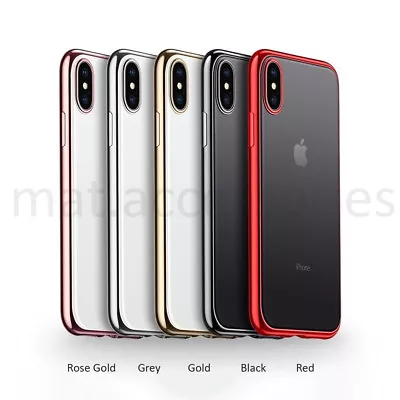 $3 • Buy IPhone X 10 7+ 8+ Plus Case Transparent Shockproof Thin Slim Soft TPU Gel Cover