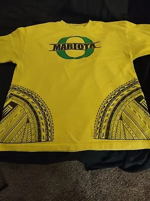 Vintage Marcus Mariota Oregon Ducks Wraparound Print T-shirt  • $24