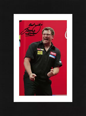 8X6 Mount JAMES WADE Signed Autograph PHOTO Gift DARTS Ready To Frame  • £7.49