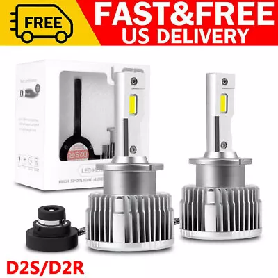 180W 20000LM D2S D2R LED Headlight Kit Bulbs 6000K White HID Conversion Lamp • $42.98