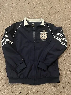 Vintage Ecko Unltd Track Jacket Size XL Full Zip Coat Y2K • $21.99