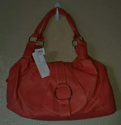 NWT Minicci Handbag• Coral Pink Moc Croc • $10.50