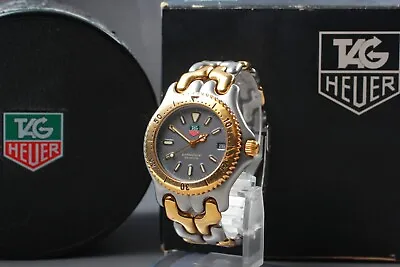 [Near MINT] TAG HEUER Sel S95.206 Gray Dial Gold Bezel Date 200m Men's Watch • $399.99