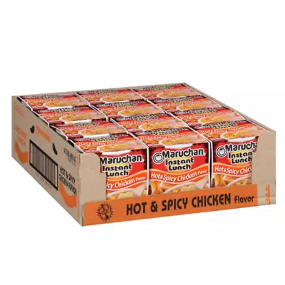 Maruchan Instant Lunch Hot & Spicy Chicken Flavor 2.25 Oz [Pack Of 12] • $19.56