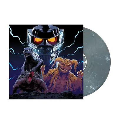 $74 • Buy Godzilla Vs Mechagodzilla 1974 Soundtrack Exclusive Silver White Swirl Vinyl LP