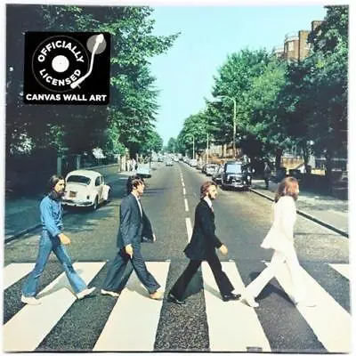 The Beatles Framed Canvas Print Abbey Road 40 X 40 Cm DC95847C • £14.99