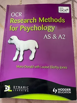 Ocr Research Methods For Psychology As A2  M Donald L Ellerby-jones • £0.99