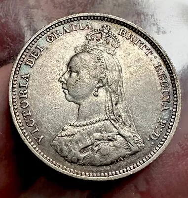 Victoria 1887 Shilling Very High Grade • £3.20