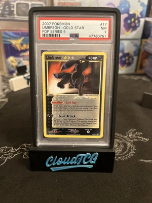 $3500 • Buy Pokémon Umbreon Gold Star Pop Series 5 PSA 7 17/17 2007