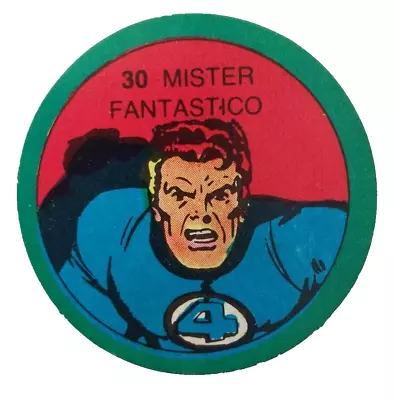 1980 Marvel Superheroes Mr.Fantastic Card Pog Argentina Variant No Terrabusi #30 • £12.53