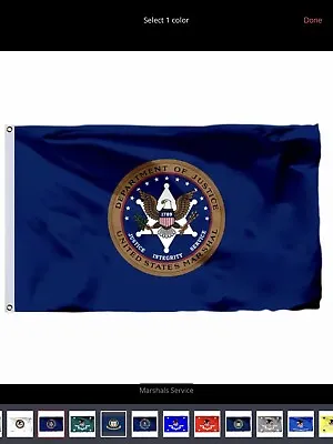 US Marshal Flag 5ft By 3ft New Police • $15.99