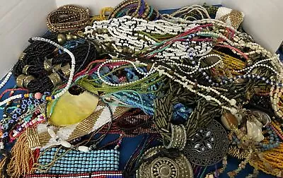 Vintage/ Modern Small Bead Costume Necklace & Bracelet Lot        (#102 ) • $9.75