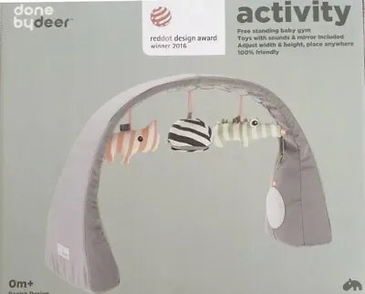 DONE BY DEER Activity Arch Play Baby Gym Toys Red Dot Award Winner RRP £80 • £65