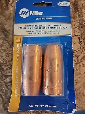 Miller 198855 Copper Nozzle 5/8 In Orifice Tapered Roughneck C- Series2 Pack • $45