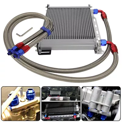 30 Row AN10 Oil Cooler Kit For BMW E82 135i E36 E46 M3 E90 E92 E93 335is Silver • $144.99