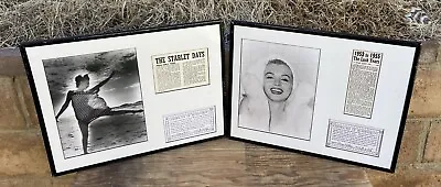 Two Vintage Marilyn Monroe Andre De Dienes Estate / Edward Weston Photo Prints • $500