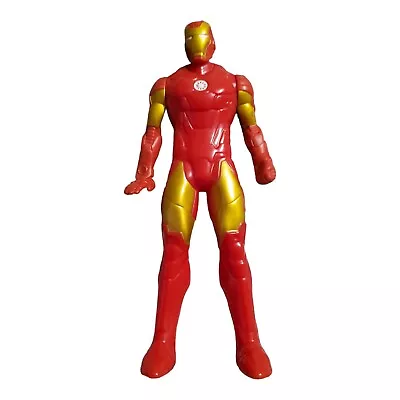 2015 Marvel 6  Iron Man  Figure Toy Cake Topper Collectible Red Gold & Black • $8.50