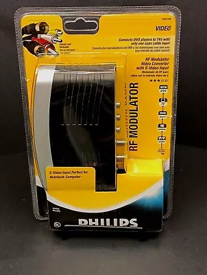 Philips-RF Modulator-For Tvs W/No RCA Input-S Video-DVD-Automatic*NIB* • $19.99