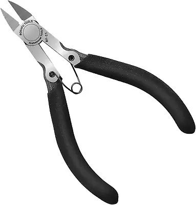 Small Wire Flush Cutters 5Inch Sharp & Precision Side Cutting Pliers Spring Blac • $9.99