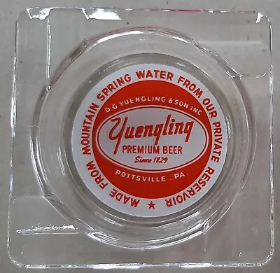 Yuengling Premium Beer Glass Ashtray 4.25  Yuengling Brewery Pottsville PA • $15