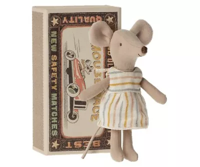 Maileg Mouse In Matchbox - Girl • £25