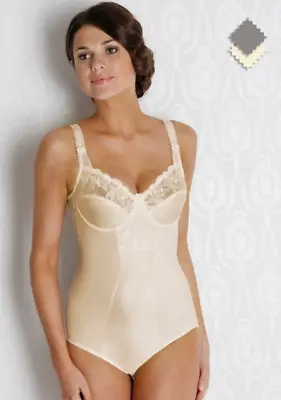 NEW MISS MARY OF SWEDEN CHAMPAGNE UNDER WIRED NON PADDED BODY SHAPER 3610 Rrp£60 • £34.95