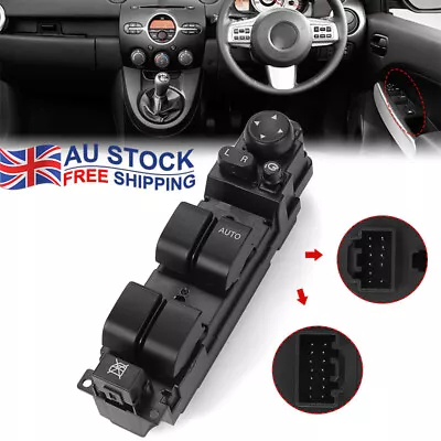 Master Power Window Switch Control For Mazda 6 GH For Mazda 2 DE 2008-2012 RHD • $36.10