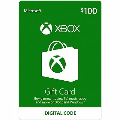 XBOX Live US Gift Card USD 100 • $169.99