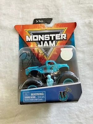 2019 NEW WHIPLASH DANGER DIVA  SPIN MASTER MONSTER JAM TRUCK W/ Poster & Signed • $34.99