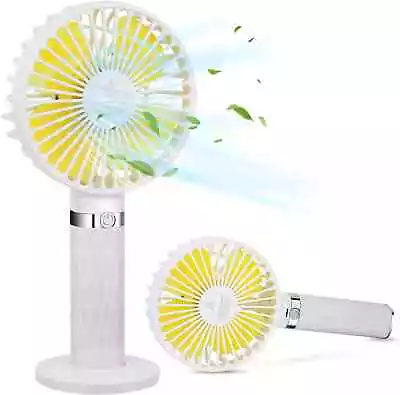 Rechargeable Handheld Fan - Portable 3 Speeds Ideal For Home/Office/Travel Use • £9.99