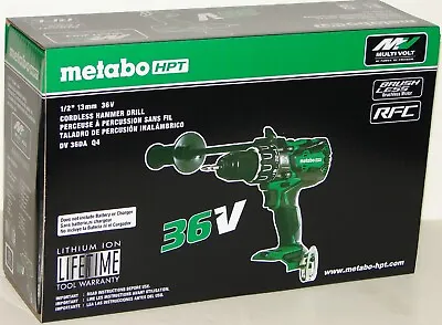 Metabo DV36DAQ4 HPT 1/2  36v Cordless Hammer Drill NEW (TOOL ONLY) • $99.95