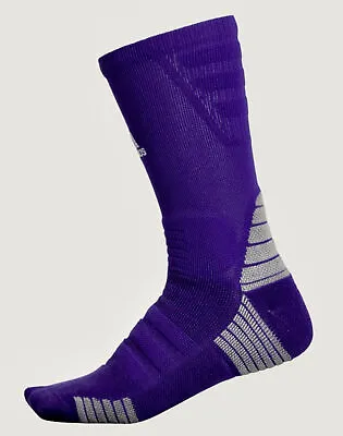 $15.21 • Buy ADIDAS Alphaskin Maximum Cushioned Purple Crew Sport Socks Mens M 6.5-9 L 9.5-12