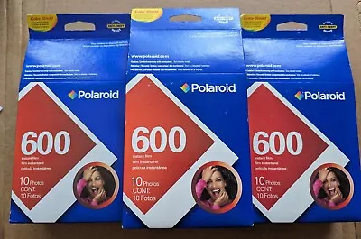 Lot Of 7 Polaroid 600 Color Expired Instant Film Packs - Impossible Project • $75