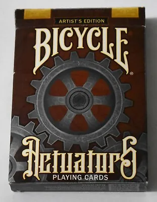 Bicycle Actuators Playing Cards - Artist's Edition - Steampunk Theme • $9.99