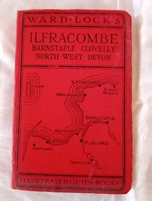 WARD LOCK RED GUIDE - ILFRACOMBE & NORTH-WEST DEVON - 1950 - 15th Edition • £5