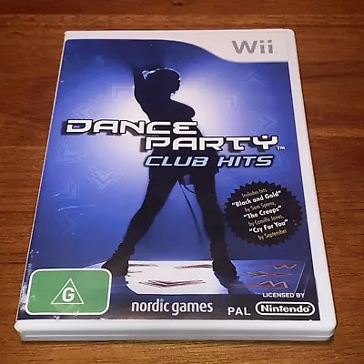 Dance Party Club Hits Wii Game Complete With Manual Nintendo Wii PAL Free Post • $12