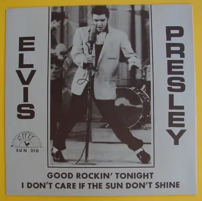 Elvis Presley SUN 210 Good Rockin' Tonight Picture Sleeve Only FREE SHIPPING • $69