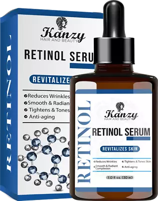 £6.39 • Buy Best Retinol Face Serum 30ml Vitamin C+Hyaluronic Acid For Anti-Wrinkle & Aging