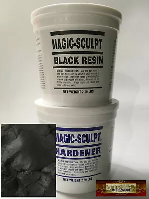 M02050-FS MOREZMORE 5 Lb BLACK Magic Sculpt Sculp Epoxy Clay Model Putty • $67.59