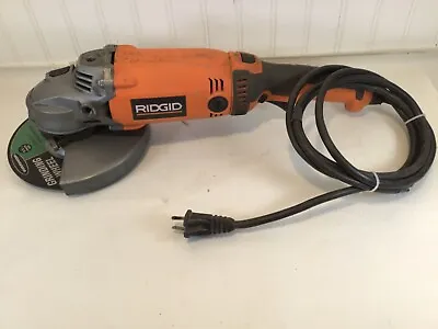 Ridgid 7” Heavy Duty Angle Grinder Corded /Twist Handle. Very Good Overall.F20 • $67.99