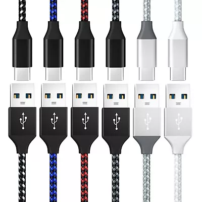 USB Type C Cable Fast Charging 6.6ft USB C Data Sync Cable 3A Fast Charging Usb • $0.99