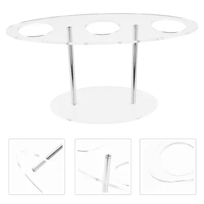 £7.86 • Buy Ice-cream Cone Stand DIY Acrylic Ice Cream Cone Holder Sushi Roll Display Rack